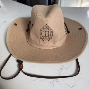 Disneyland Club 33 Jungle Cruise Indiana Jones Event Safari Hat Members Only